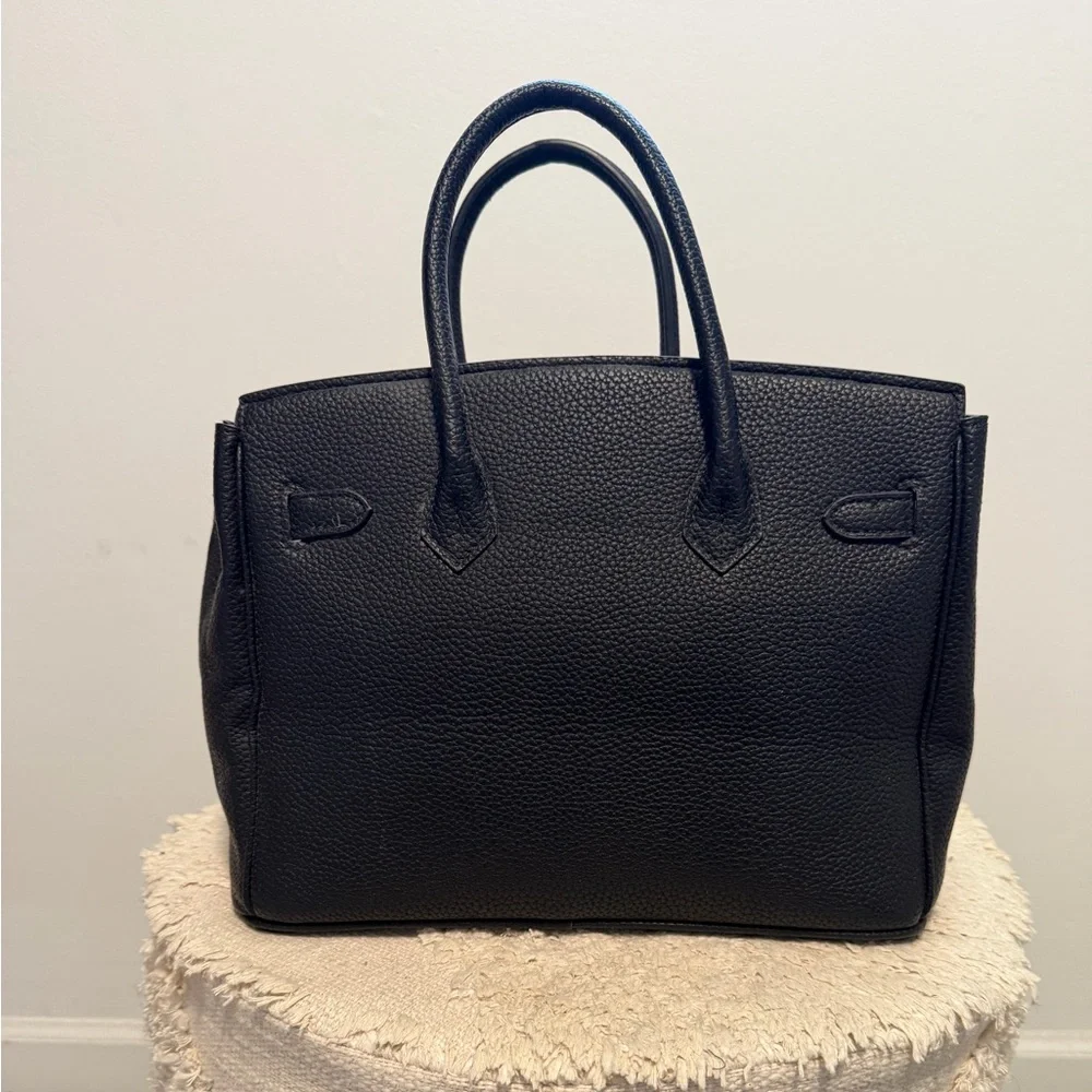 1-1 Saturday House 30CM Black Birkin w/ Gold hardware 'YOU FAKELIKE THIS BIRKIN